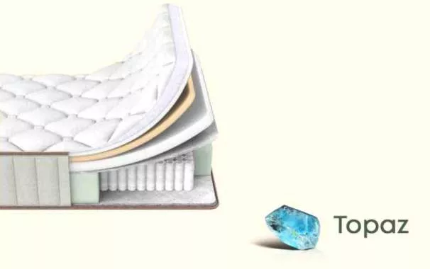 Матрас ортопедический "Topaz" чехол трикотаж